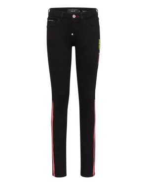 Philipp Plein Slim Fit Gothic Plein - Black