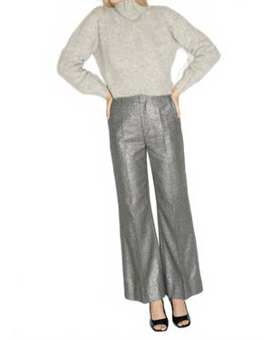 Rodebjer Emma Flared Leg Pants - Gray