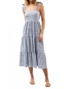 Smith & Quinn Sage Midi Dress - Blue