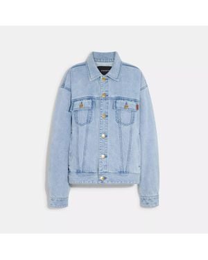COACH Novelty Denim Jacket - Blue