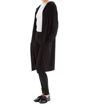 Chrldr Valery Hooded Cardigan - Black
