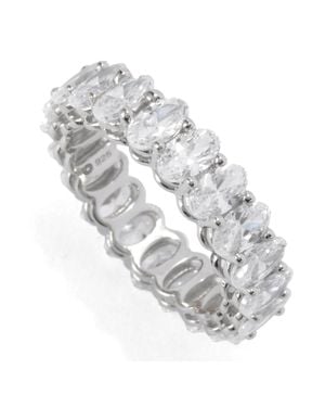 Brilliante Choice Of Cut Simulated Diamond Eternity Band Ring - Metallic