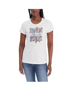 Liu Jo Cotton T-Shirt - White