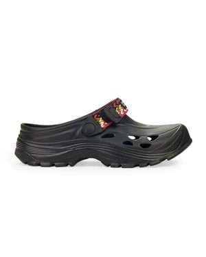 Lanvin X Suicoke Mok Lacets Curb Slides - Black