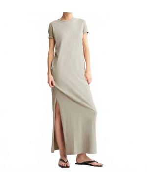 Arlo Mott Hubert Short Sleeve Maxi Dress - Natural