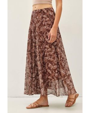 Be Cool Bowdon Skirt - Brown