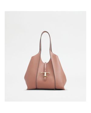 Tod's T Timeless Shopping Bag - Pink