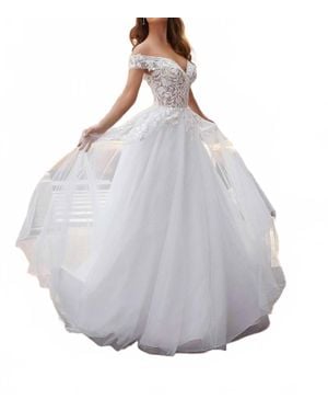 Mori Lee Joaquina Gown - Gray