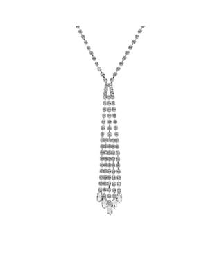 Nina Della Swarovski Crystals Necklace - Metallic