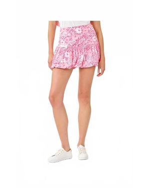 Lilly Pulitzer Luxletic Delvenie High Rise Bubble Skort - Pink