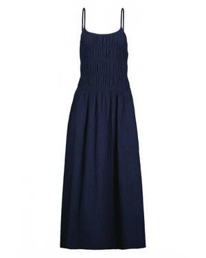 Bobi Charlotte Midi Dress - Blue