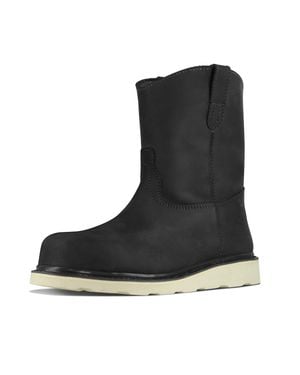 Berrendo 8" Wellington Steel Toe Work Boots For And Electrical Hazard Rated - Black