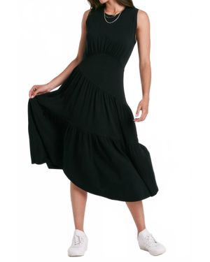 Another Love Rome Midi Dress - Black