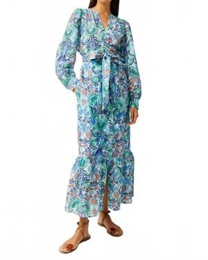 Marie Oliver Hannon Dress - Blue