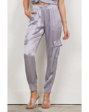 Lamade Silky Cargo Jogger - Metallic