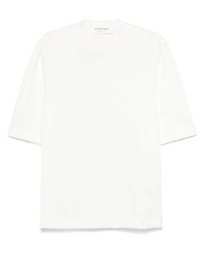 Carven Wide-Sleeved Cotton Sweater With Subtle Branding - White