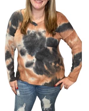 Honeyme Ribbed Sweater - Gray