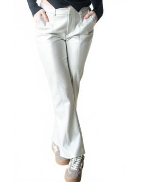 Fate Leather Pants - Metallic