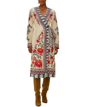 FARM Rio Midi Dress - Natural