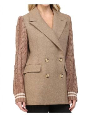 Fate Duly Noted Blazer - Natural
