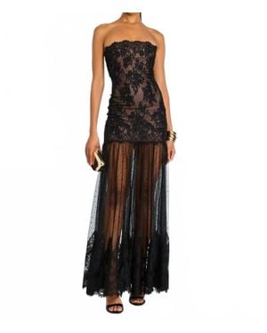 retroféte Vespera Lace Dress - Black