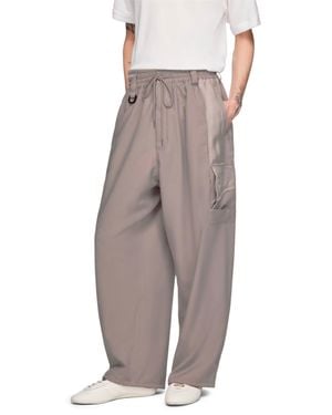 Y-3 Loose-Fit Cargo Pants With Adjustable Waist - Brown