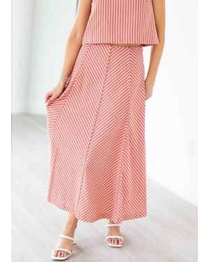 MINKPINK Paloma Maxi Skirt - Pink