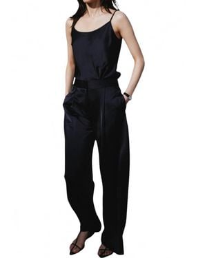 Saint Art Neve Mid-Waisted Wide Leg Pants - Blue
