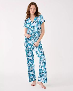 Lilly Pulitzer 30.5" Pajama Knit Pant - Blue