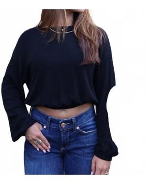 Sadie & Sage Bonnie Long Sleeve Top - Blue