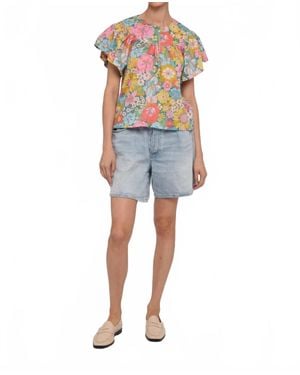 LOVE THE LABEL Kinsley Floral Top - Blue