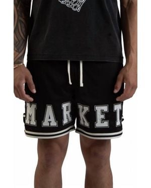 Market Game Mesh Shorts - Black