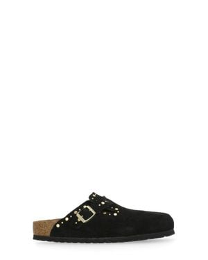 Birkenstock Boston River Buckle Loafers - Black