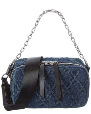 Rag & Bone Cami Chain Denim Camera Bag - Blue