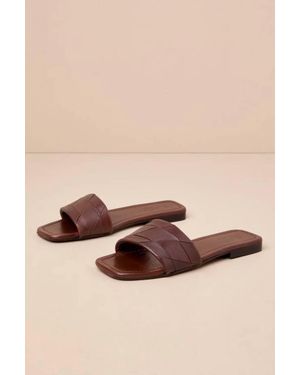 Seychelles Portland Leather Slide Sandal - Natural
