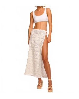 Ramy Brook Lucille Coverup Skirt - Orange