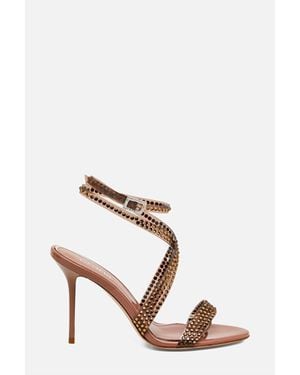 Gedebe Kim Jelly Crystal Heels - Brown