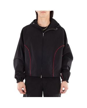 Ferragamo Ferragamo Line Hooded Jacket - Black