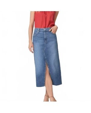 PAIGE Meadow Midi Skirt - Blue