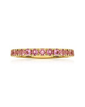 Ross-Simons Tourmaline Eternity Band - Pink