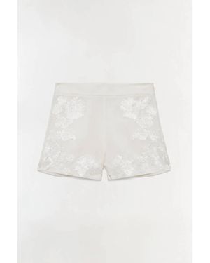 Jonathan Simkhai Sammie Soutache Linen Short - White