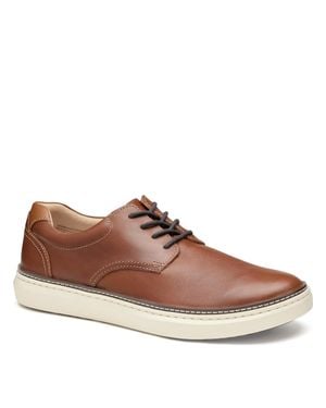 Johnston & Murphy Culling 2 Plain Toe Dress Casual Sneaker Shoe - Brown