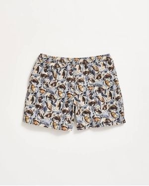 Billy Reid Crab Swim Trunk - White