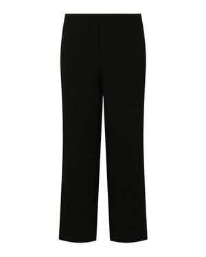 Ferragamo Wide-Leg Pants - Black