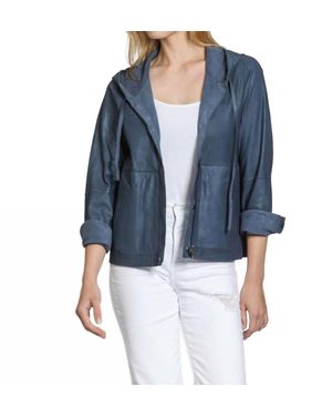 11 Uptown Reversible Snap Front Jacket - Blue