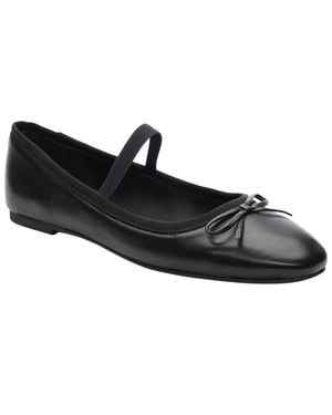Sanctuary Facile Leather Flat - Black