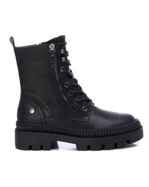 Xti Combat Boots By - Black