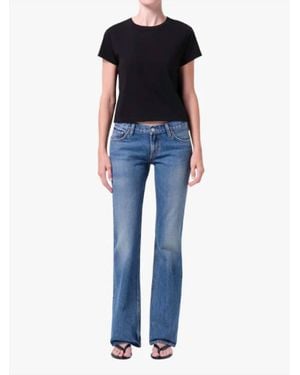 Agolde Low Rise Bootcut Jeans - Blue