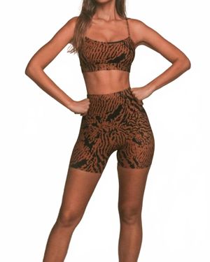 Montce Midi Bike Short - Brown