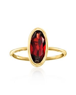 Ross-Simons Oval Garnet Ring - Red
